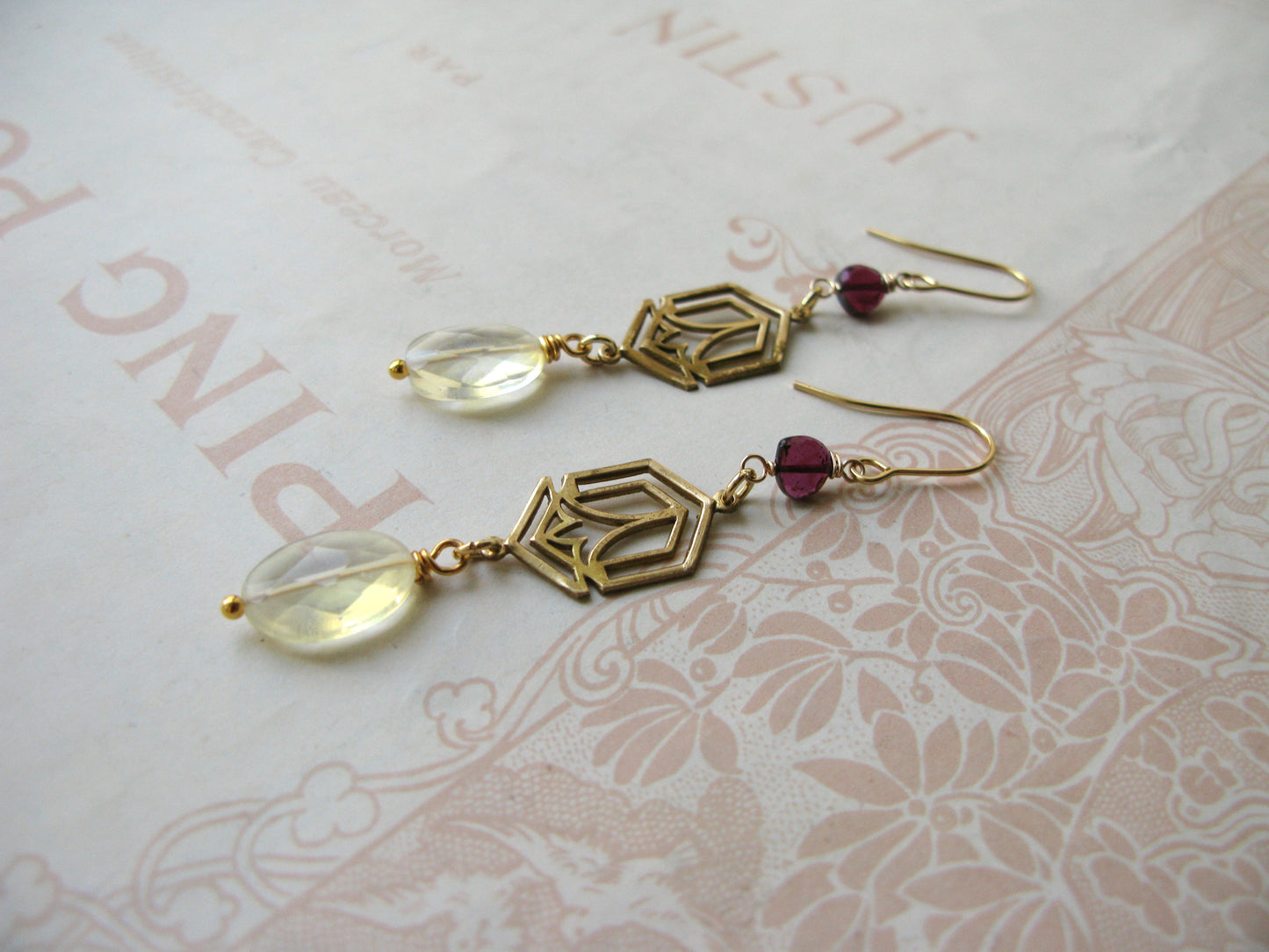 At the Gate long earrings