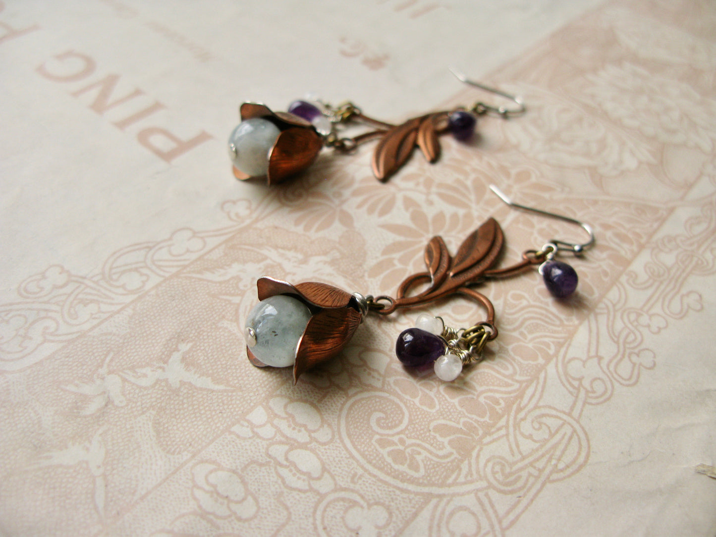 Bellflower earrings