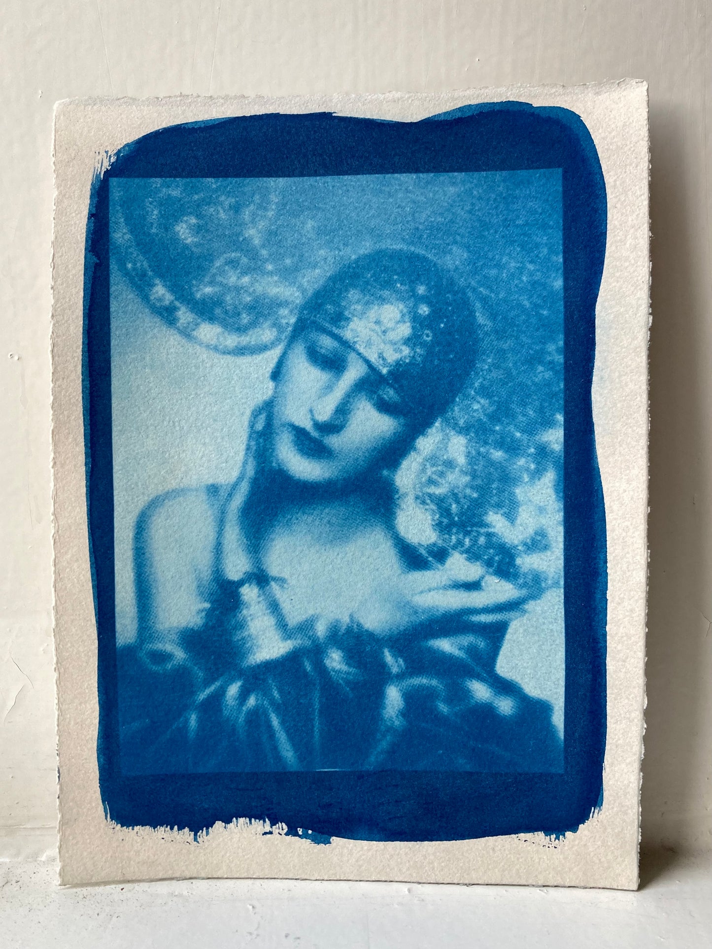 Cyanotype "Leila" version 5