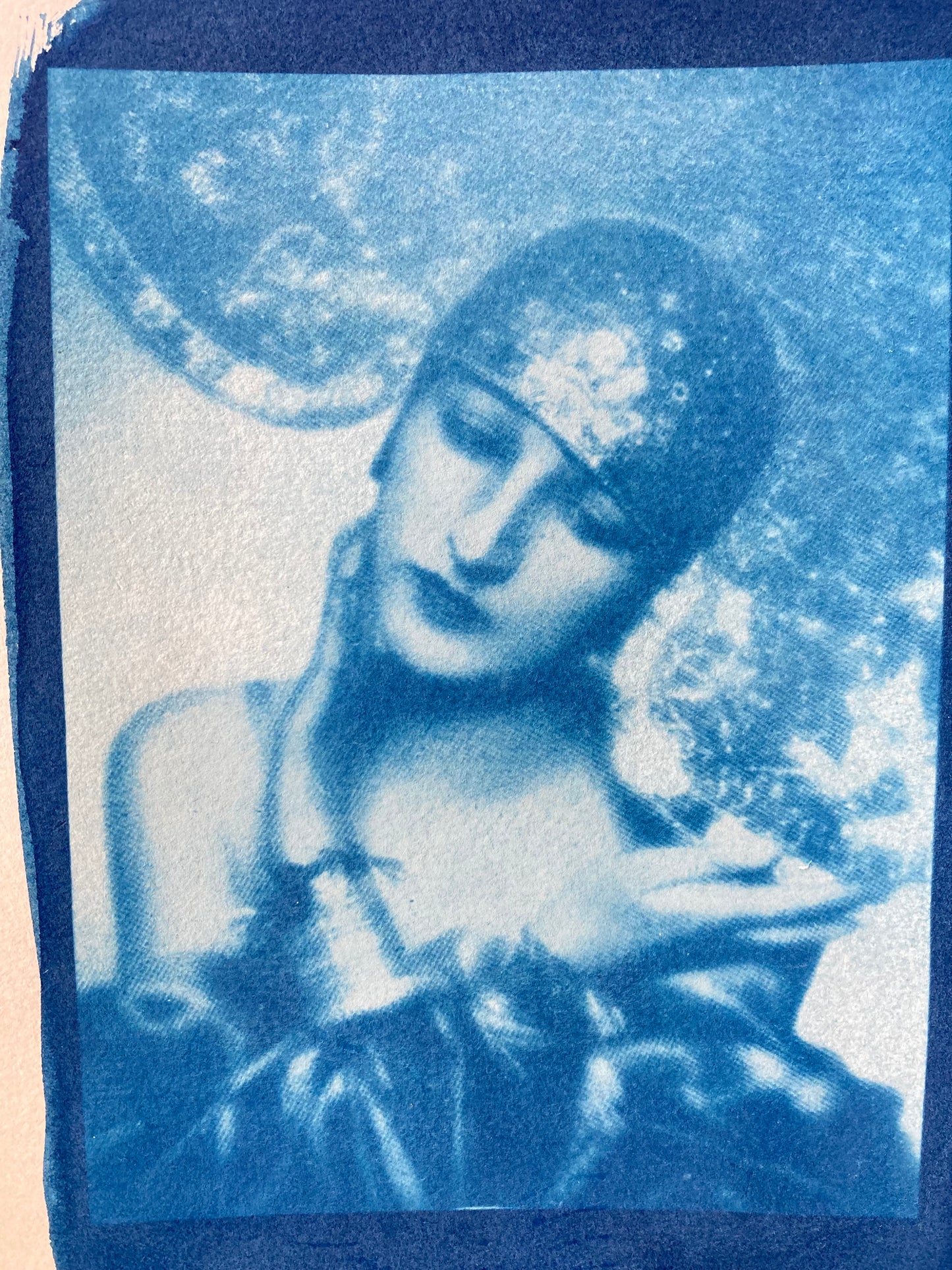 Cyanotype "Leila" version 5