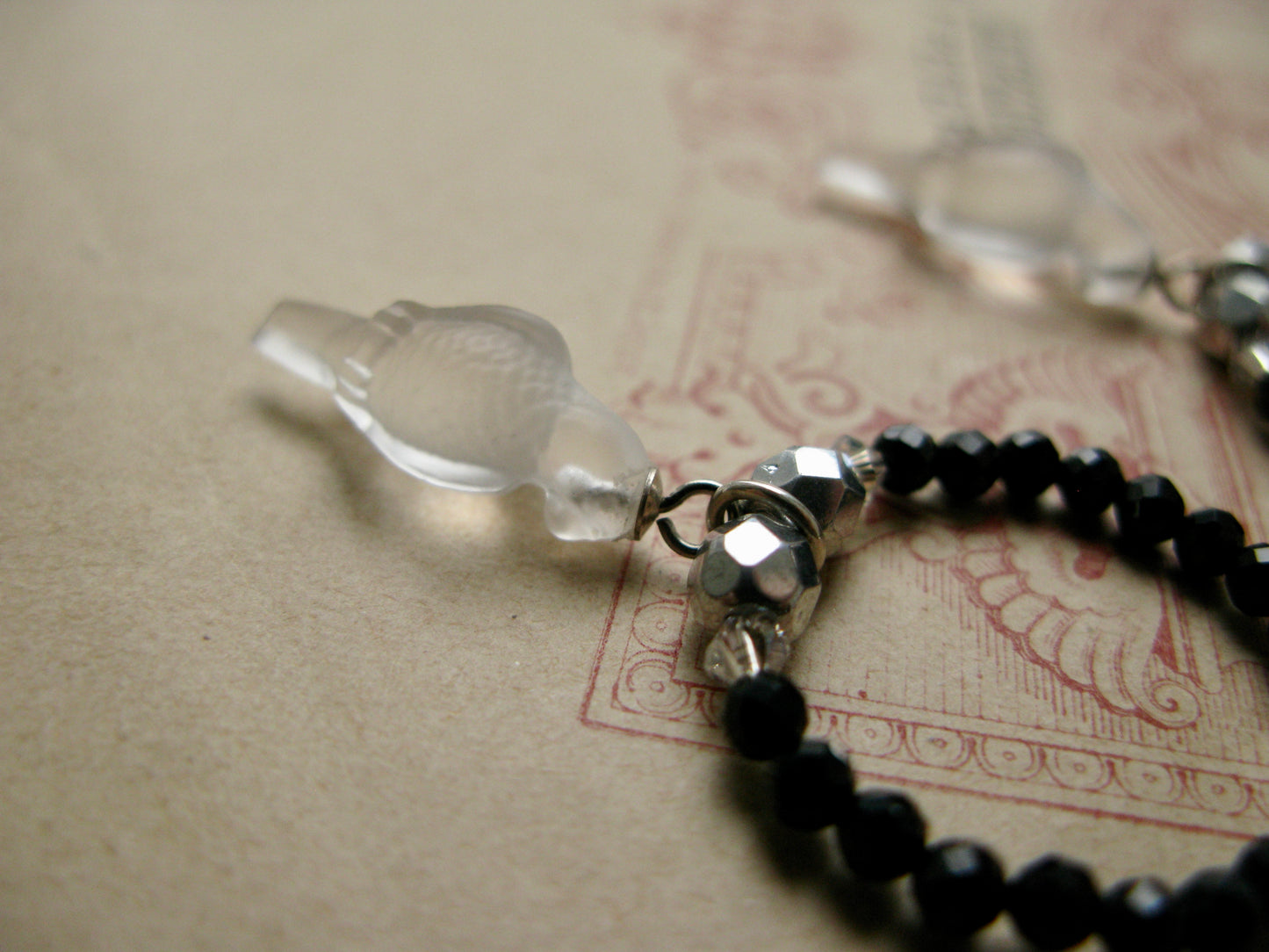 Liberté earrings with black agate
