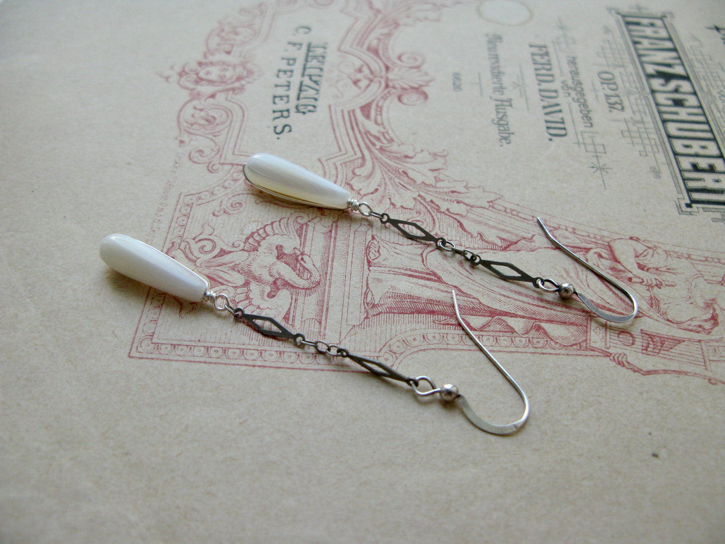 Timeless earrings drop + chain