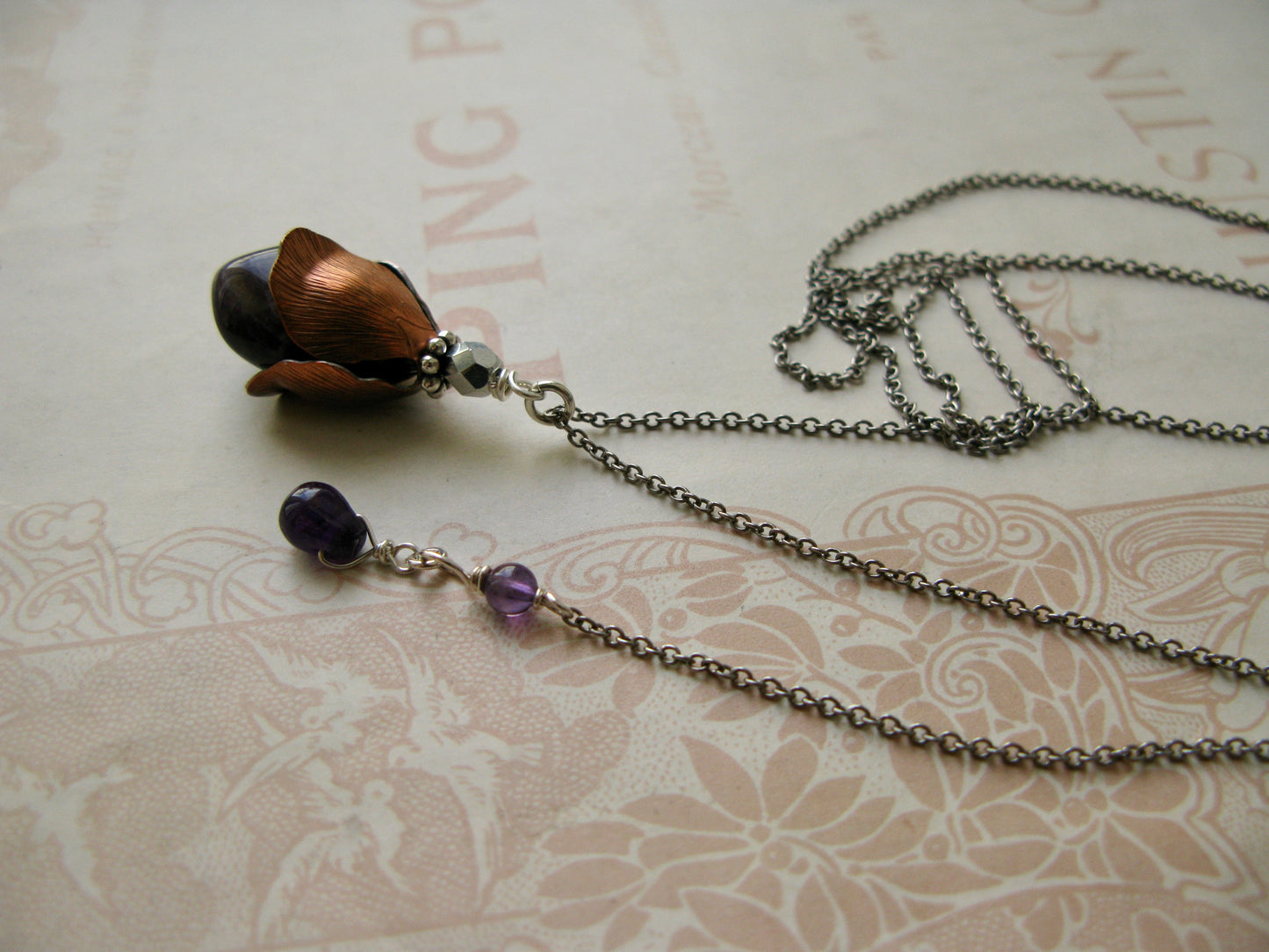 Bellflower necklace