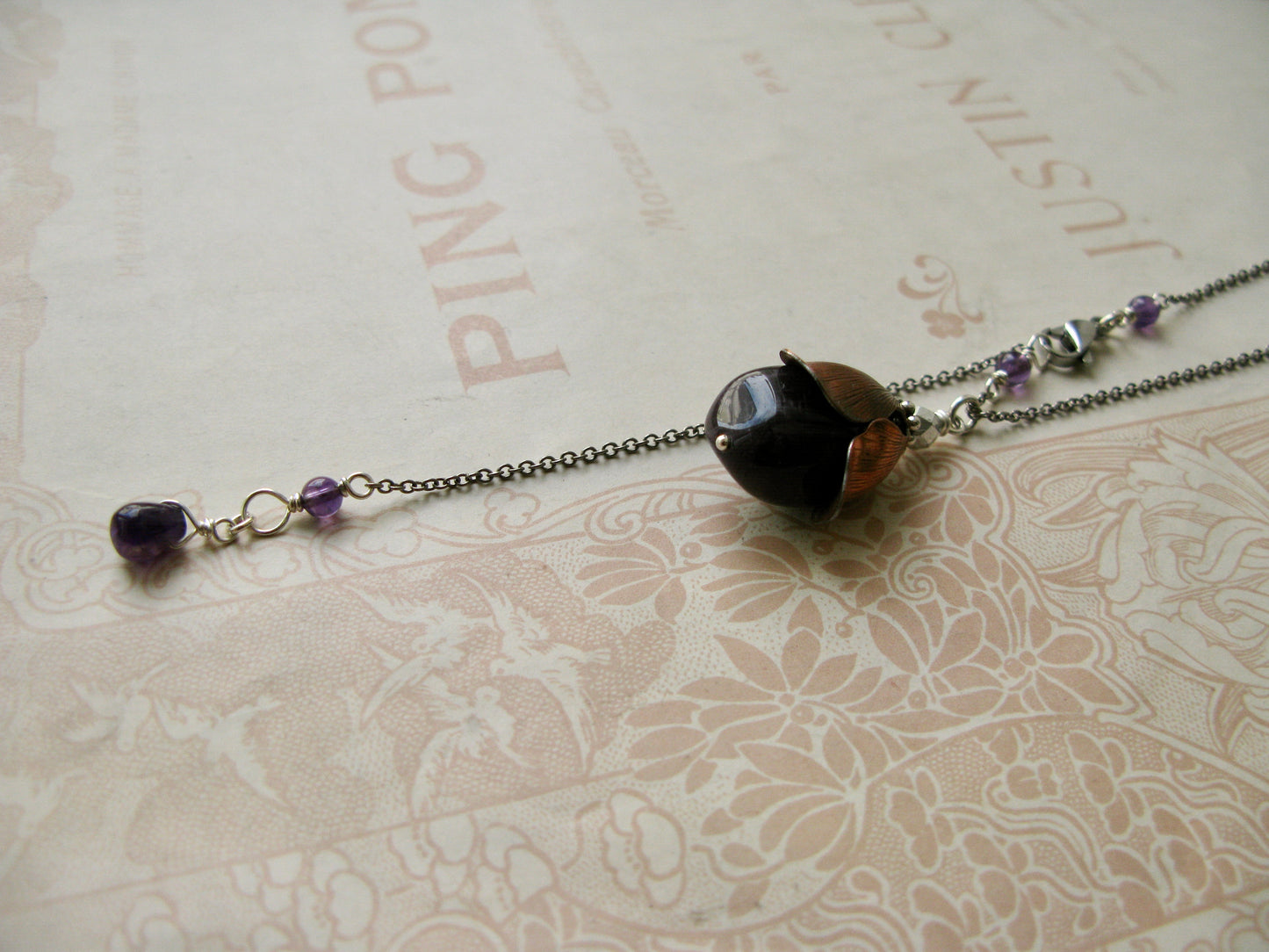 Bellflower necklace