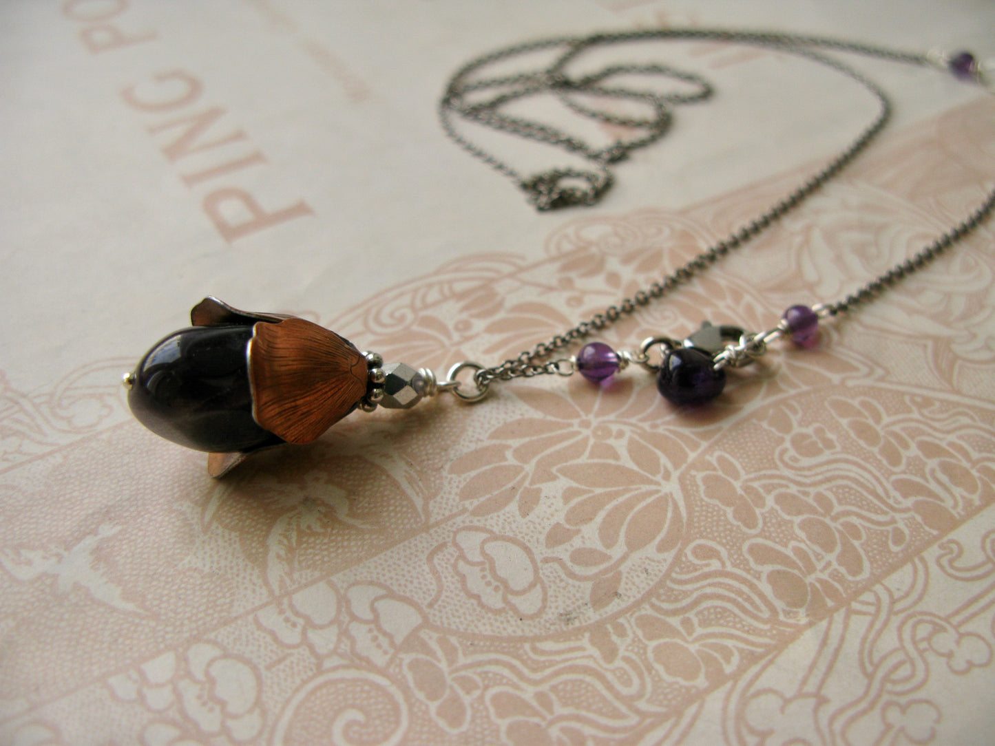 Bellflower necklace