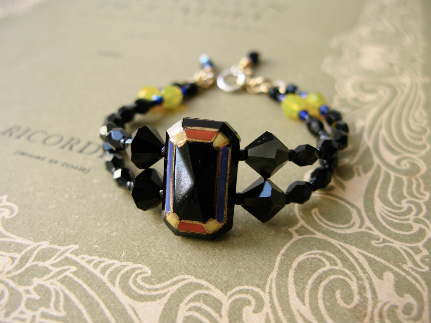 Voyage bracelet in black + gold