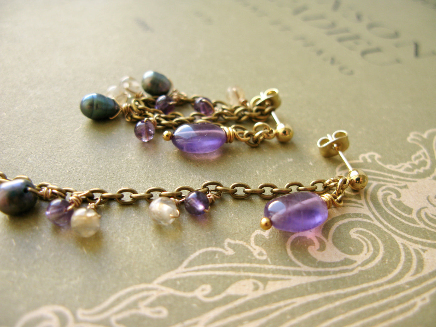 Garland earrings