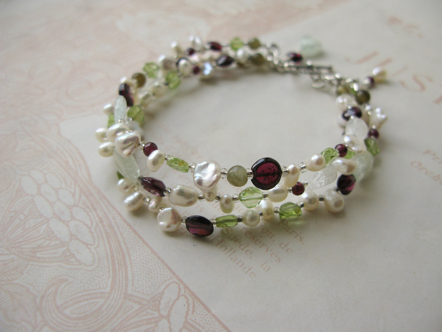 The Gardener 3-string bracelet version 2
