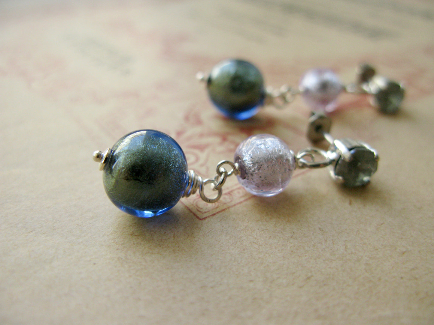 Arlecchino earrings Gelato Duo