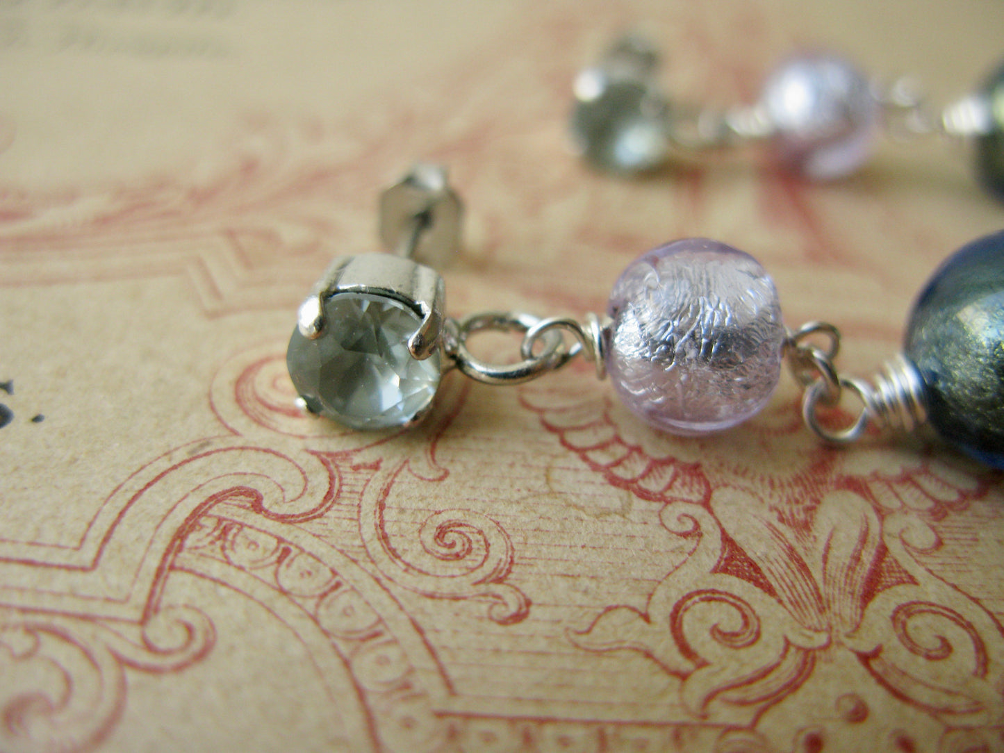 Arlecchino earrings Gelato Duo