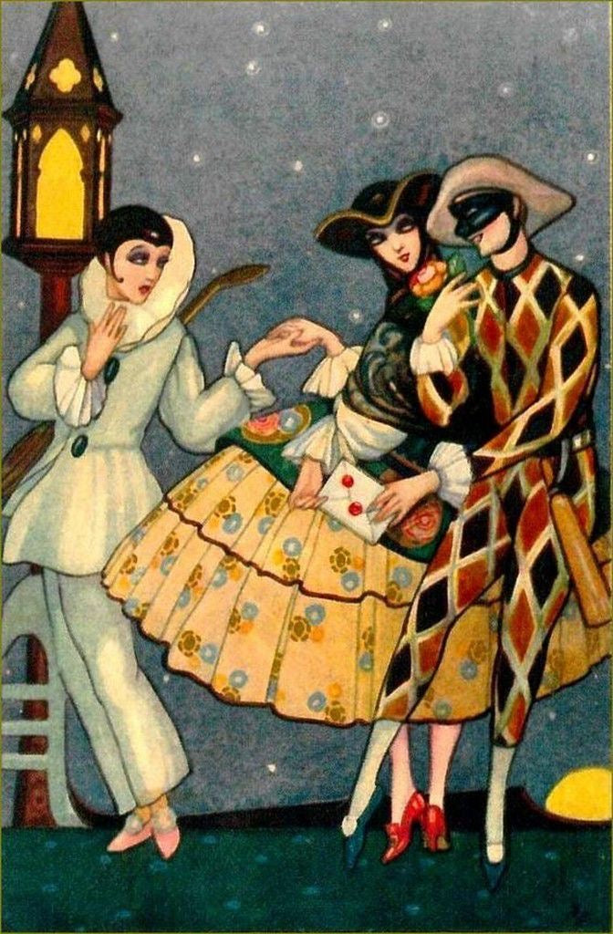 Arlecchino earrings Notte