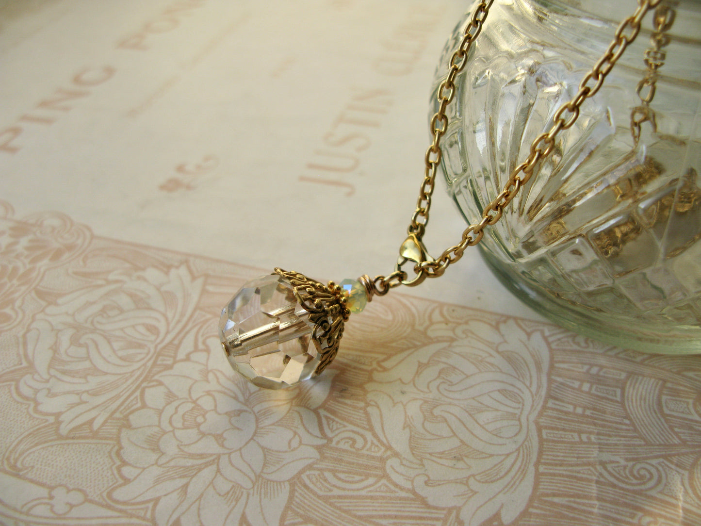 Morning Dew pendant necklace