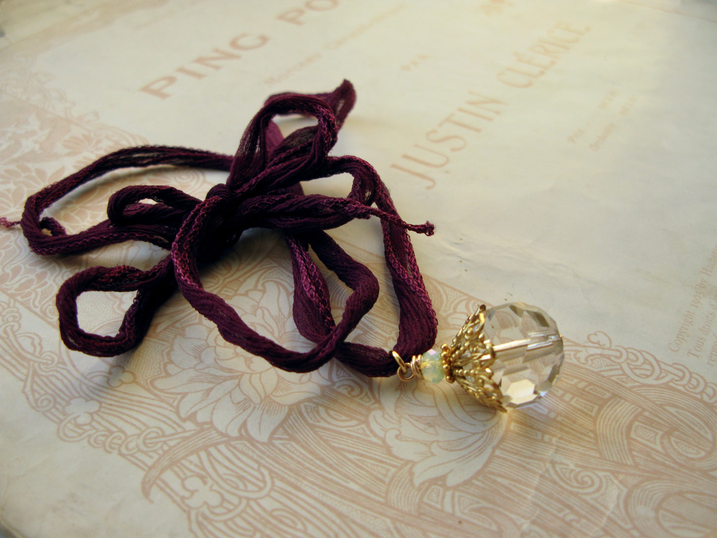 Morning Dew pendant necklace