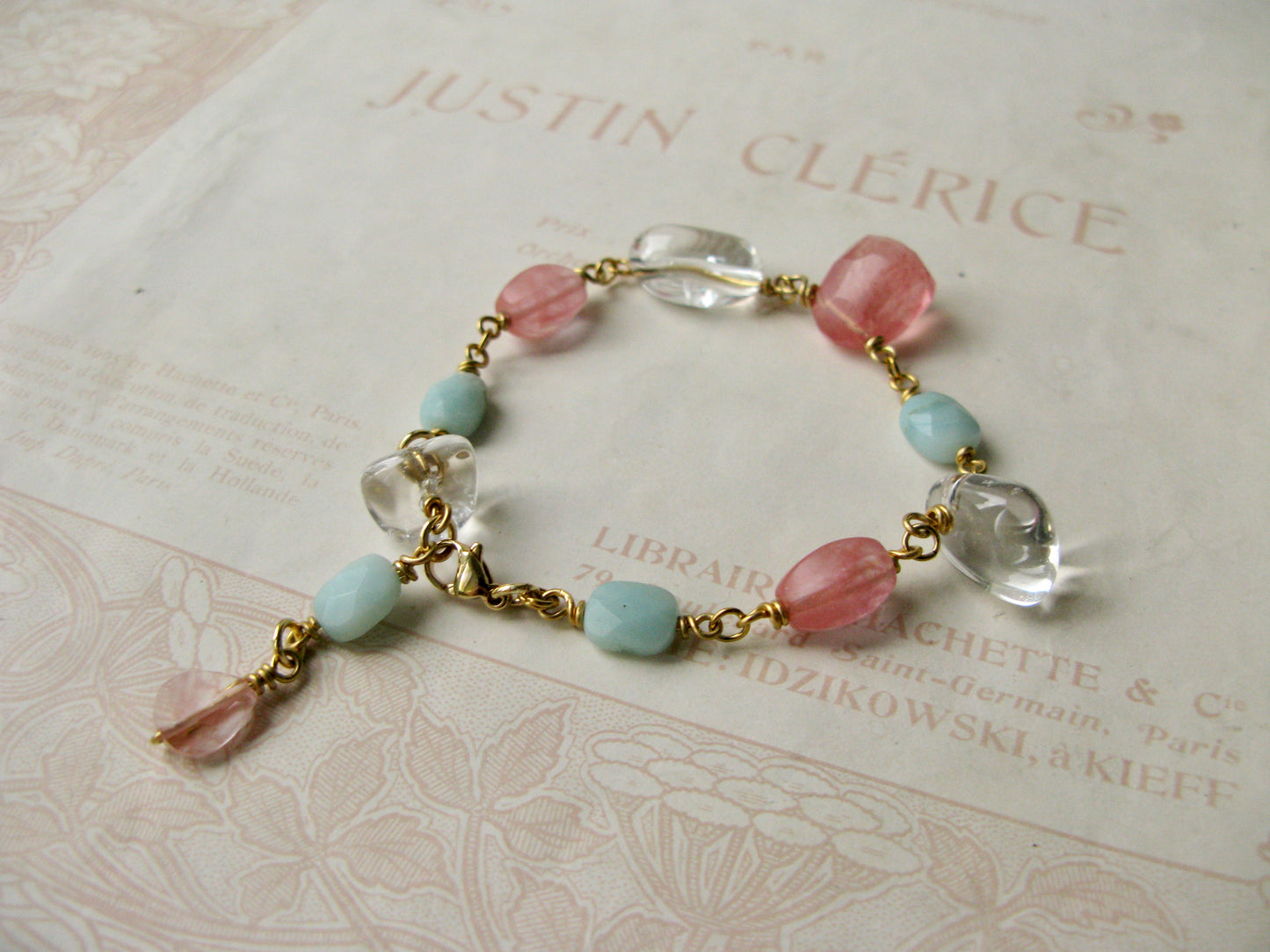 Set in Stone bracelet "Take me to the beach" mix