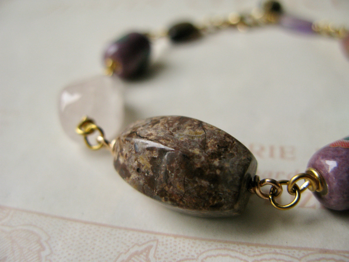 Set in Stone bracelet "The Archeologist" mix