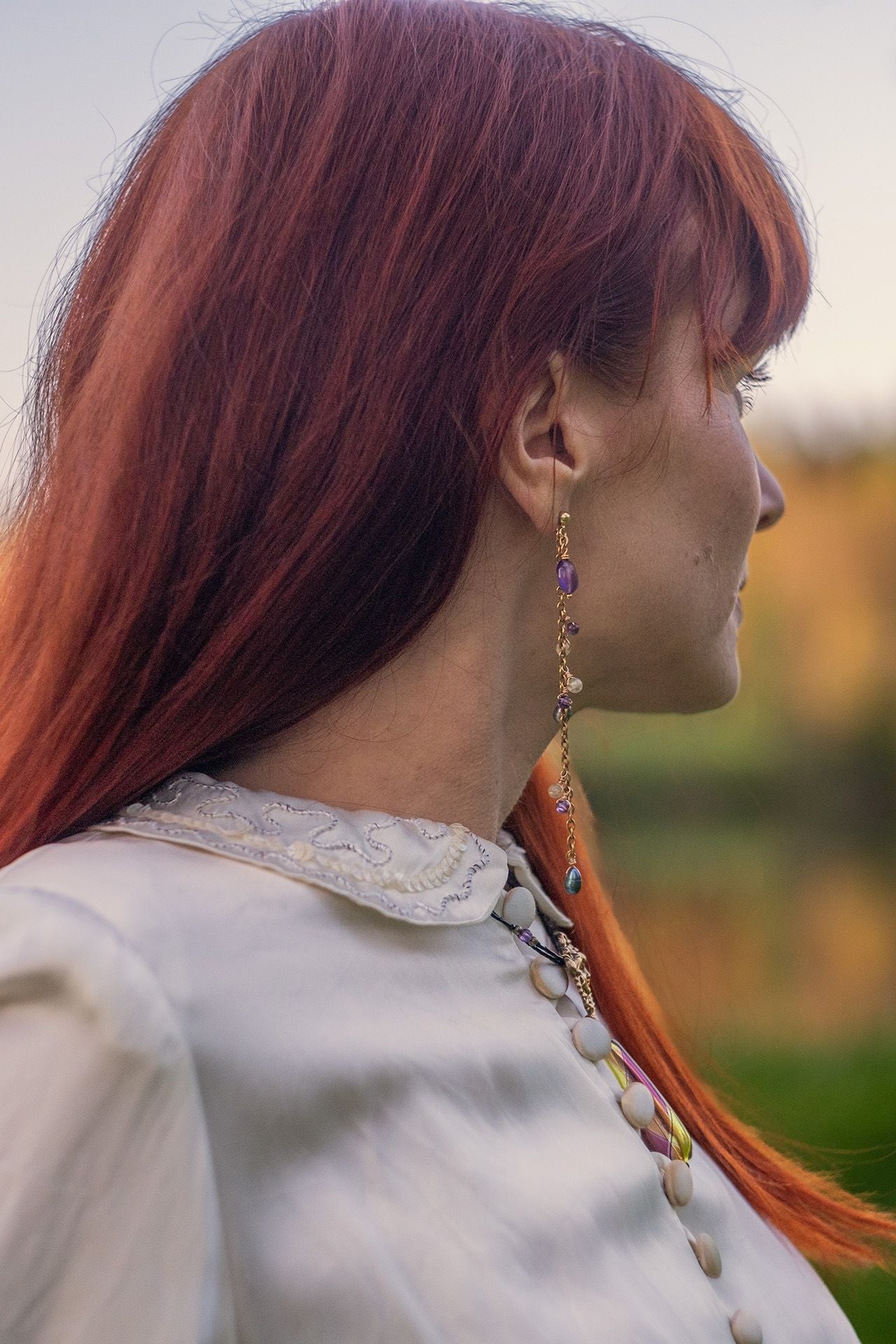 Garland earrings
