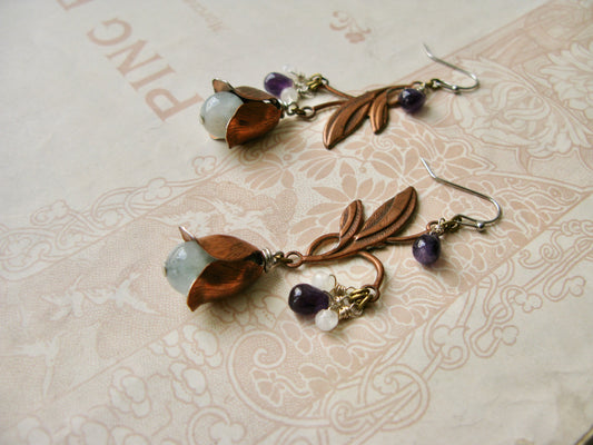 Bellflower earrings