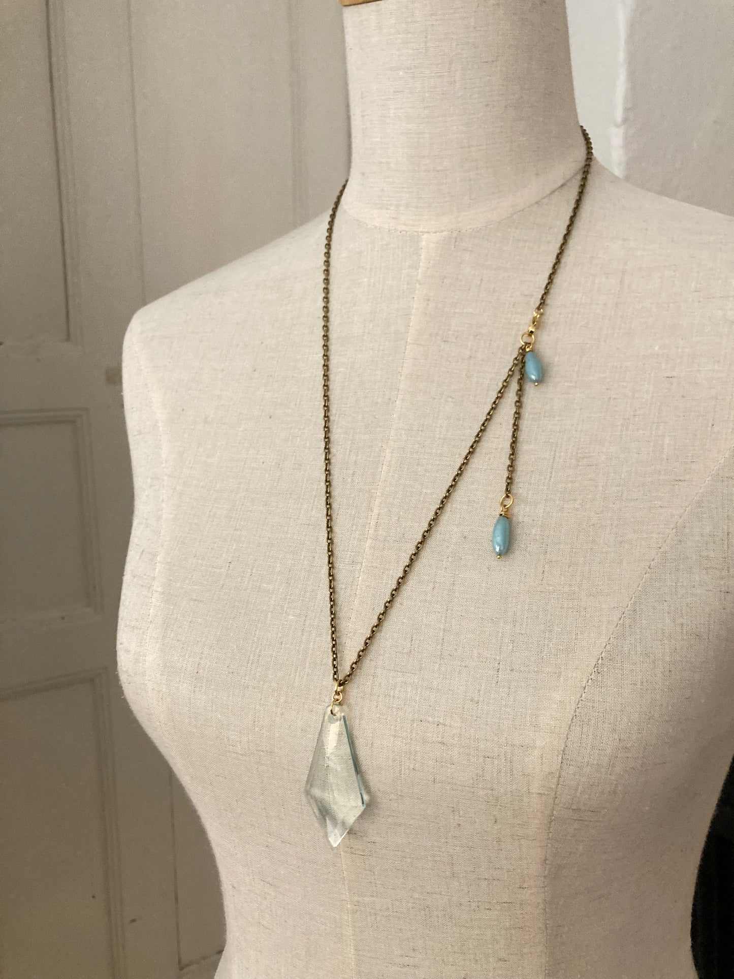 Aqua necklace