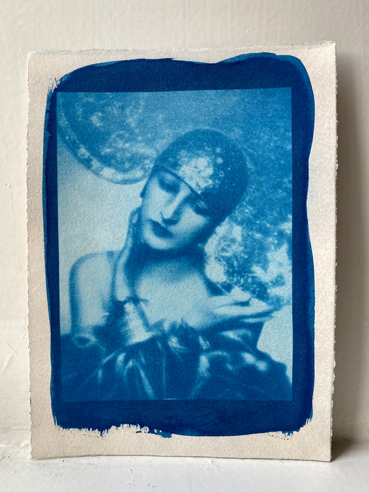 Cyanotype "Leila" version 5
