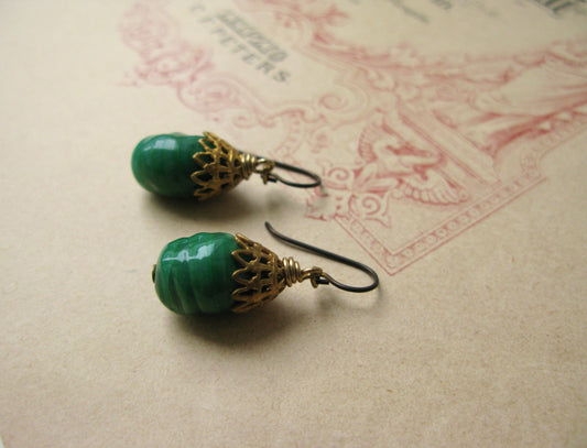 Étoile Verte earrings in golden