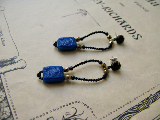 Blue Orient earrings