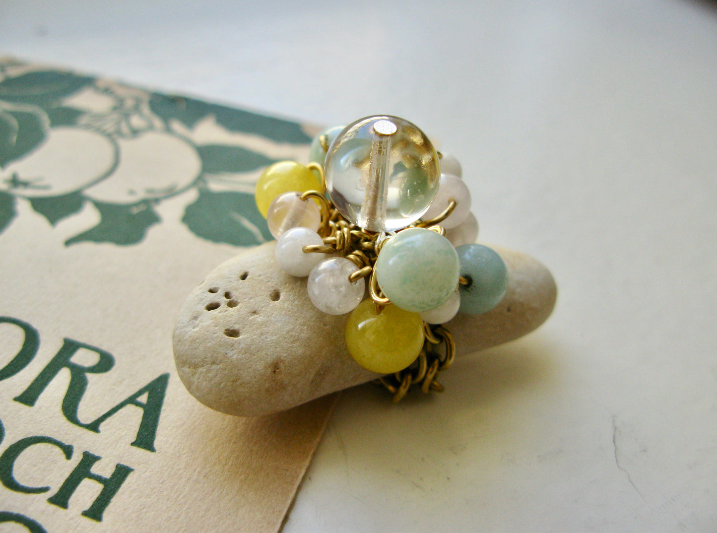 Bauble ring "Fluffy cloud"