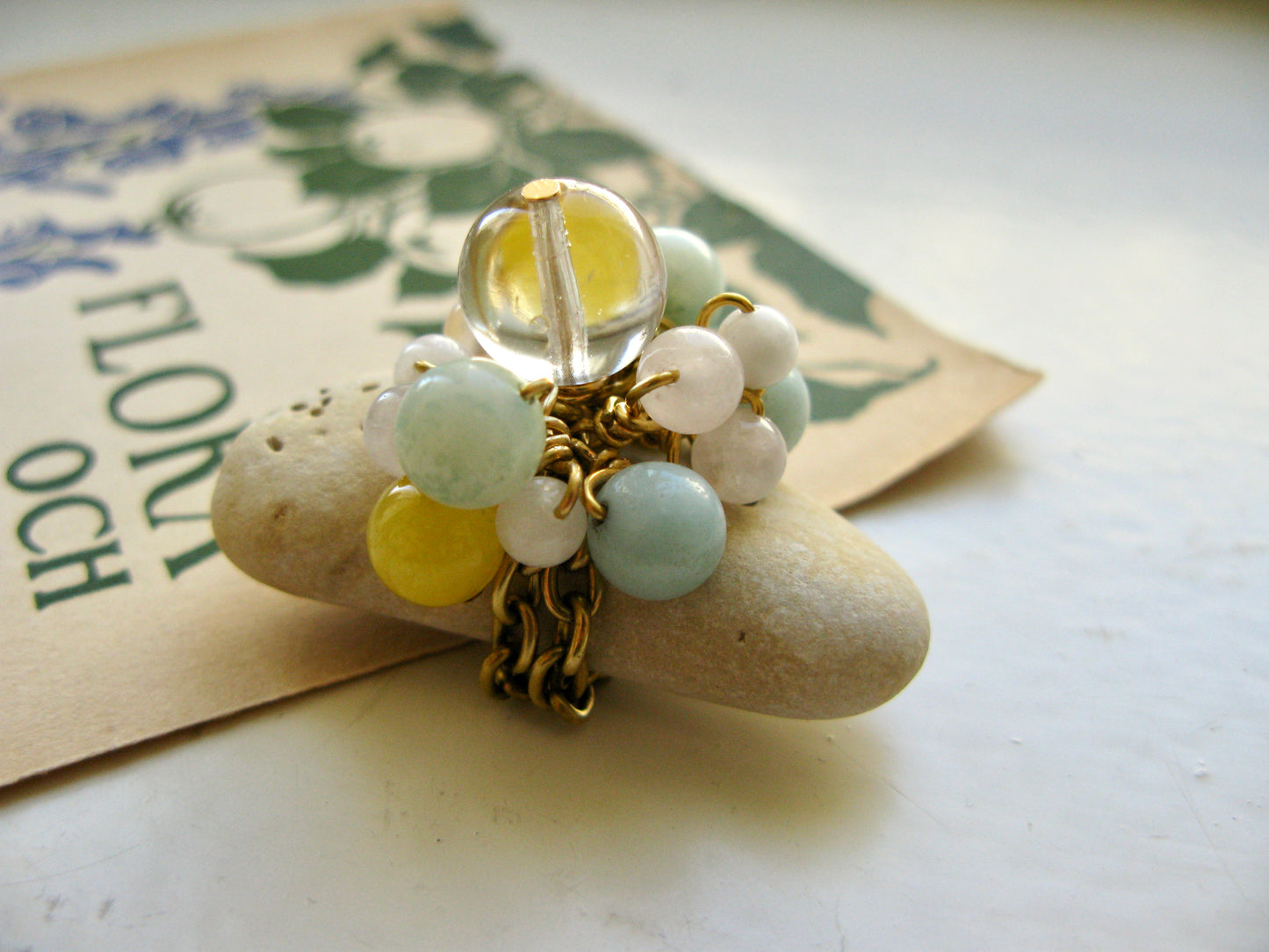 Bauble ring "Fluffy cloud"