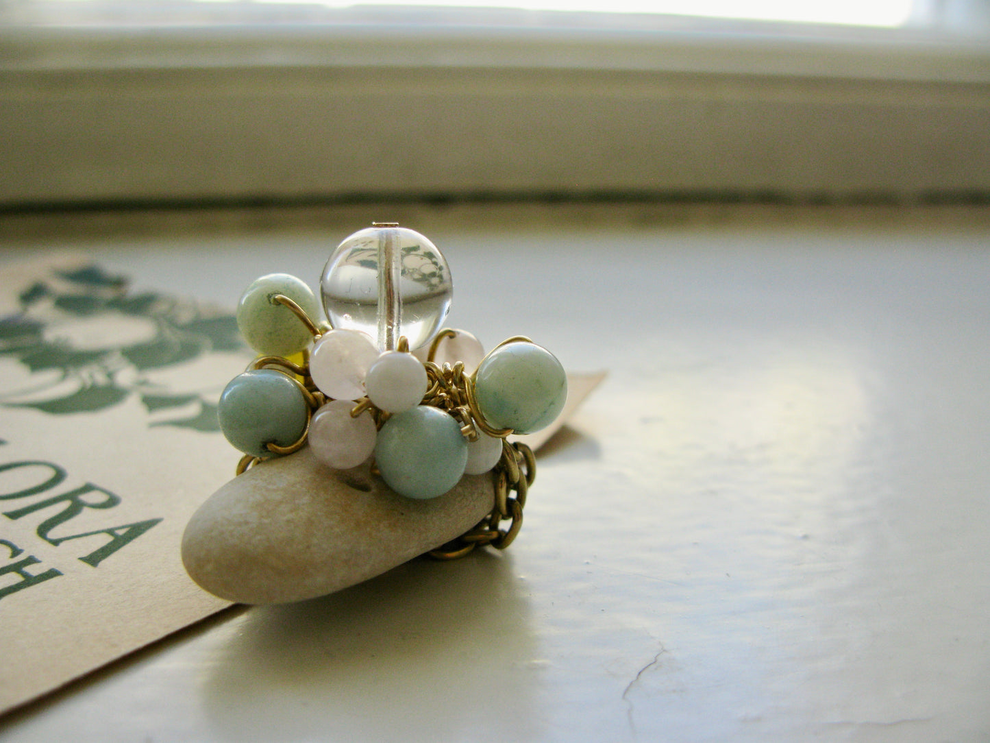 Bauble ring "Fluffy cloud"