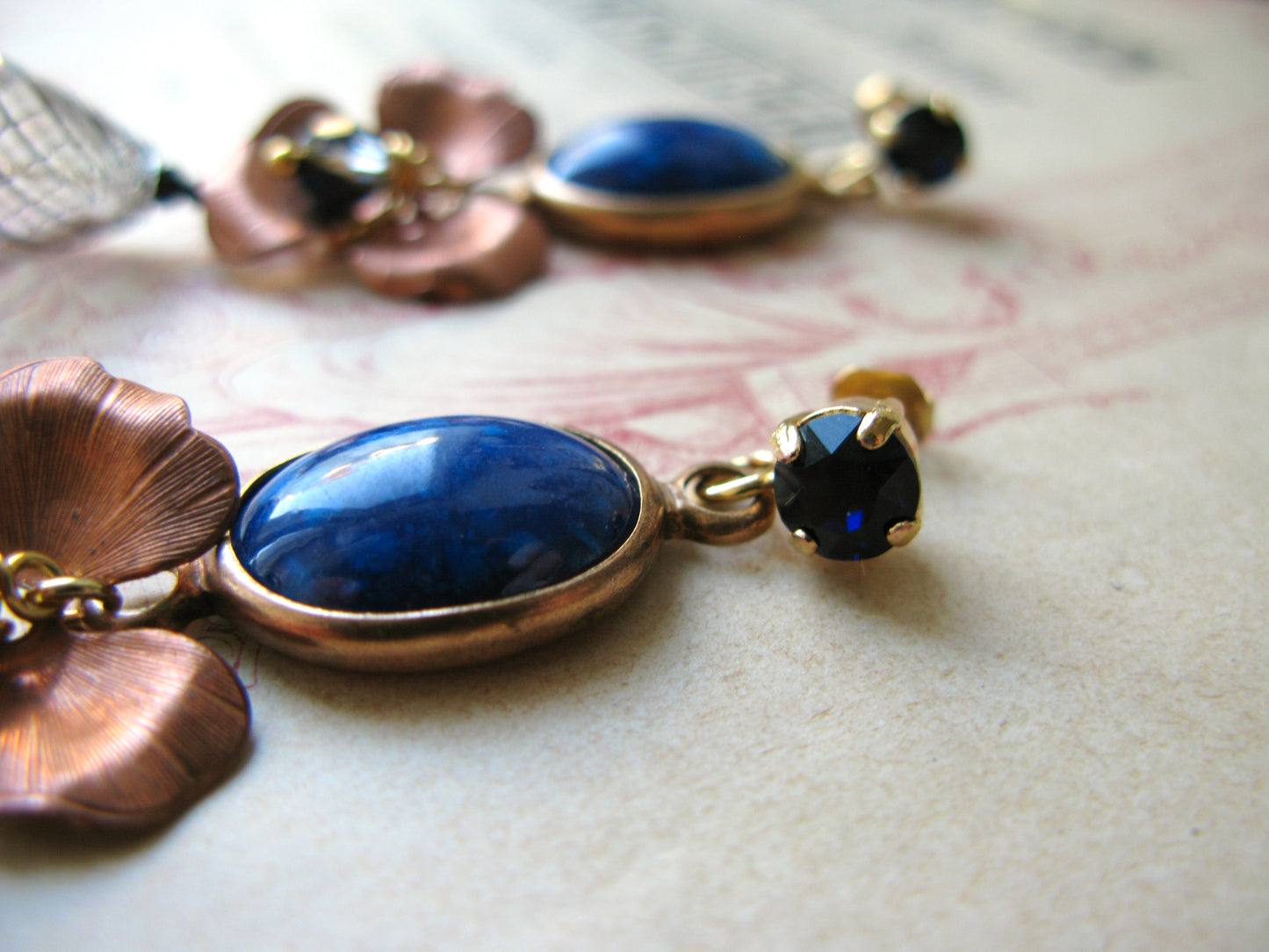 Arlecchino earrings Blu