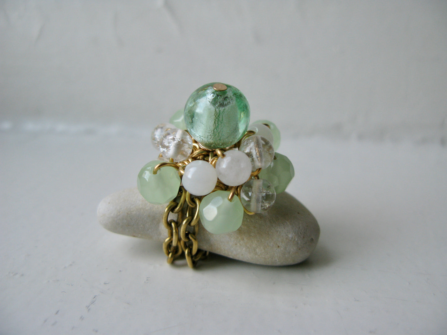 Bauble ring "Muguet"