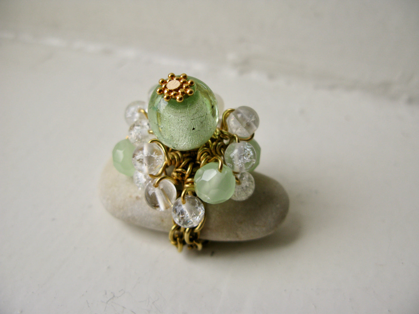 Bauble ring "Muguet” version 2