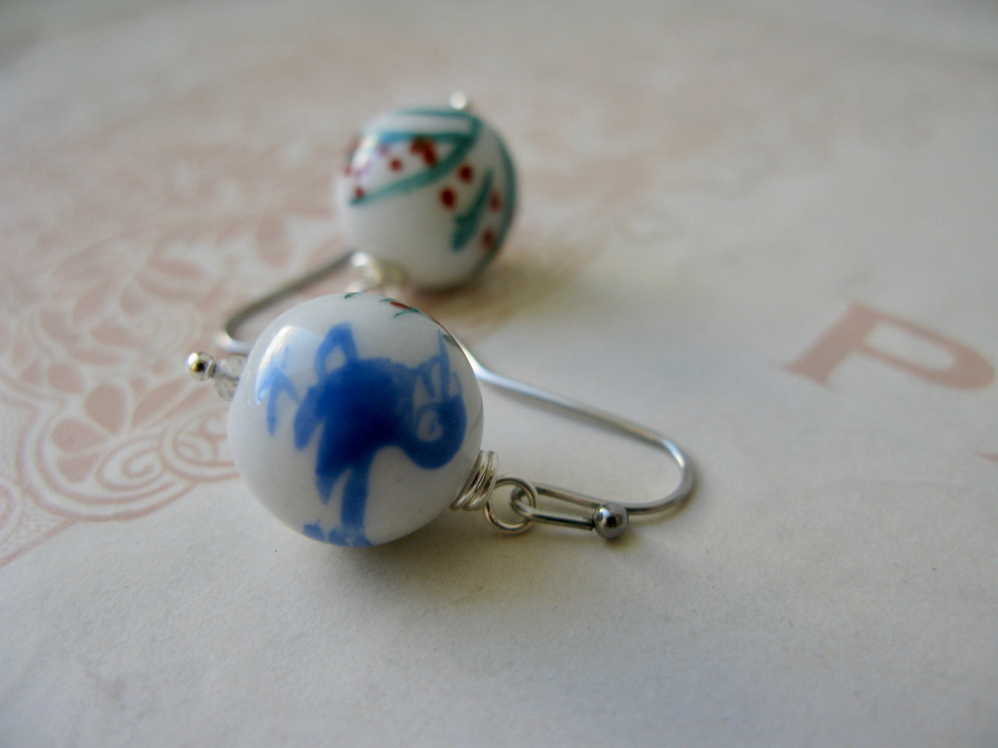 Blue Bird earrings