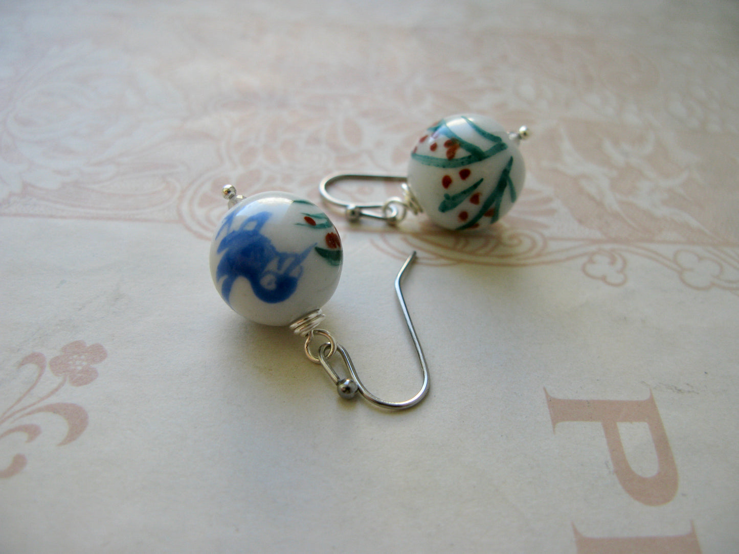 Blue Bird earrings
