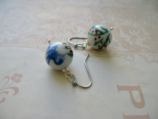 Blue Bird earrings