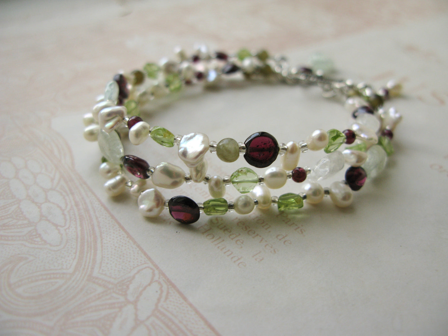 The Gardener 3-string bracelet version 2