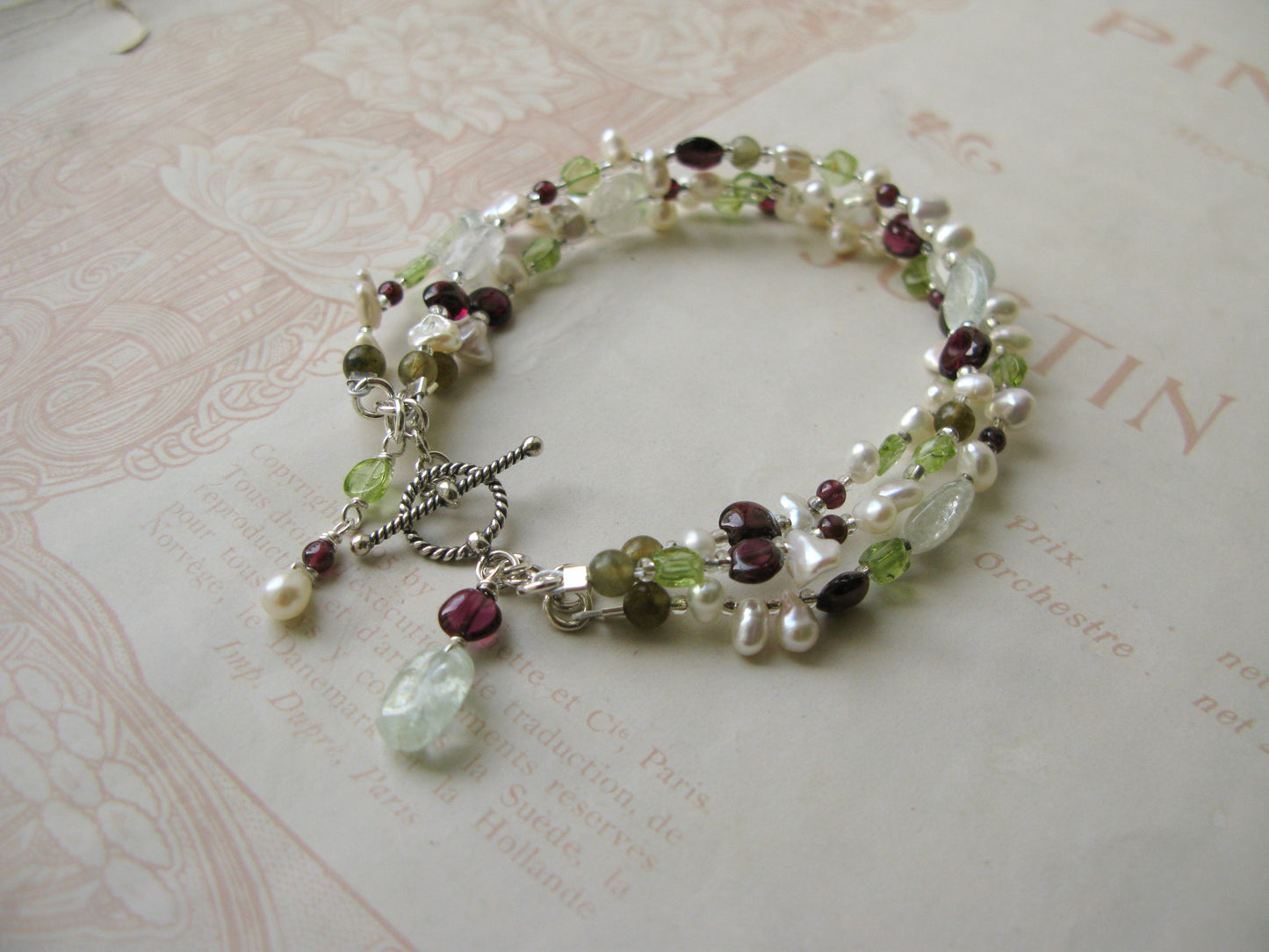 The Gardener 3-string bracelet version 2