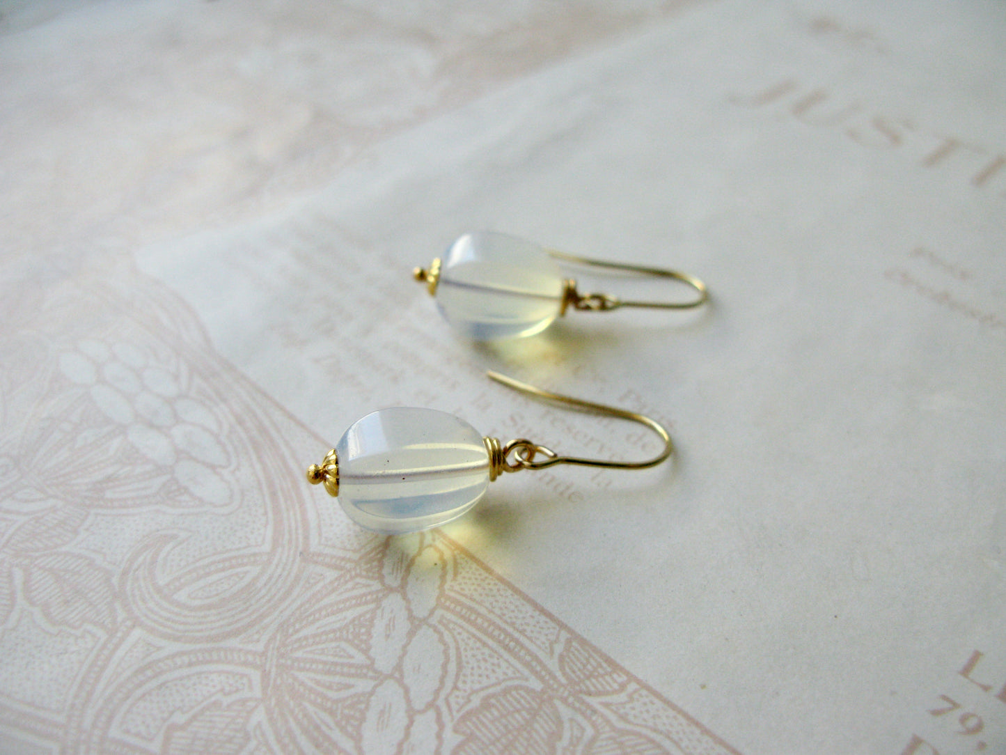 Opal Drop earrings