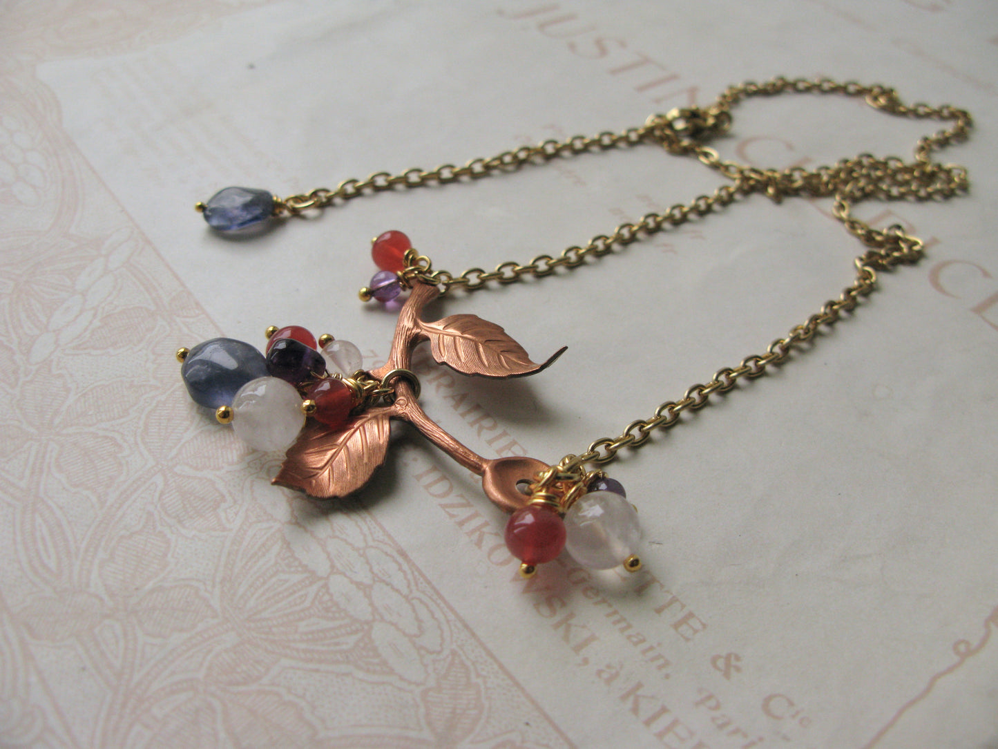 Trellis necklace