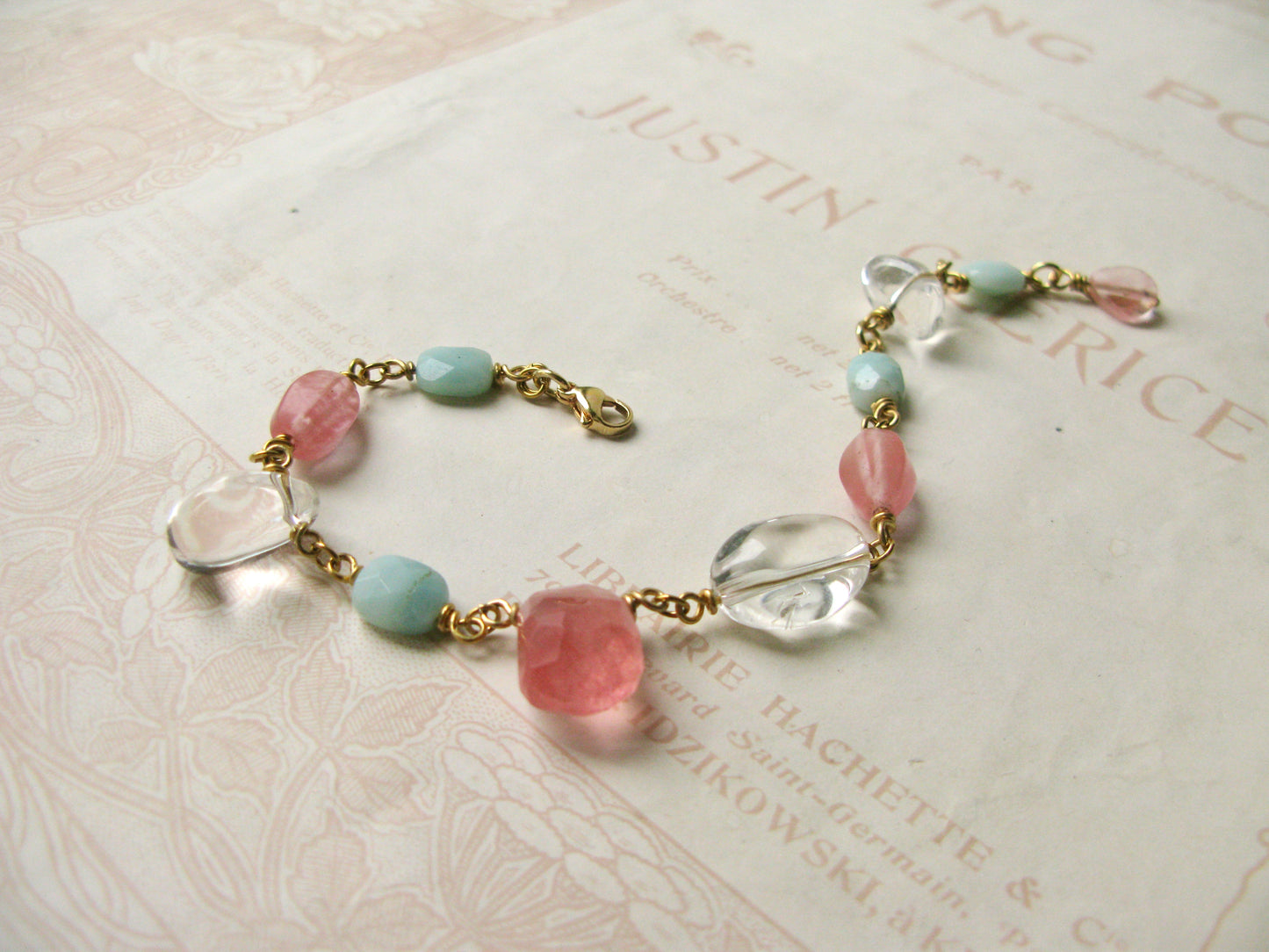 Set in Stone bracelet "Take me to the beach" mix