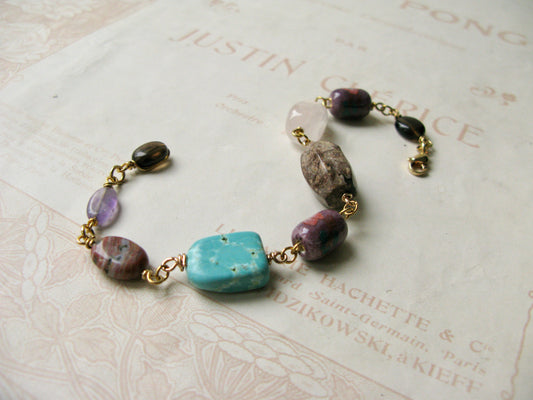 Set in Stone bracelet "The Archeologist" mix