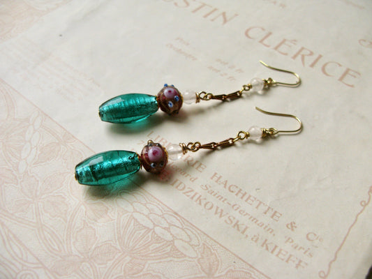 Venetian Garden long earrings