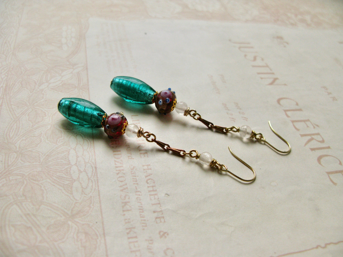 Venetian Garden long earrings