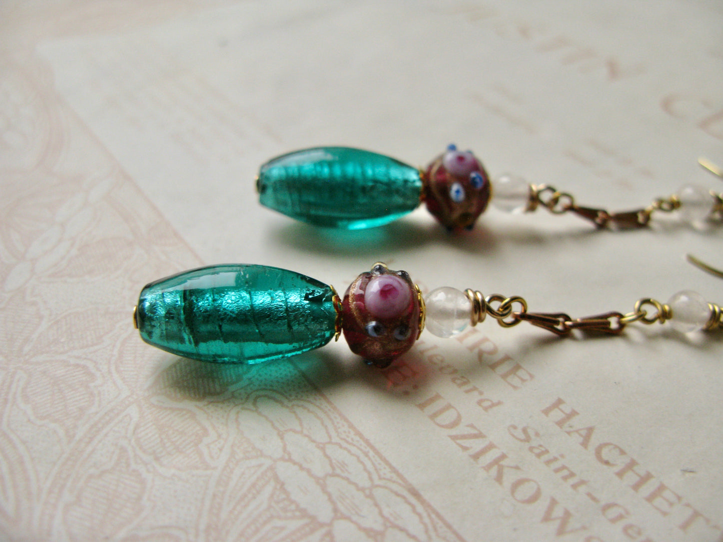 Venetian Garden long earrings