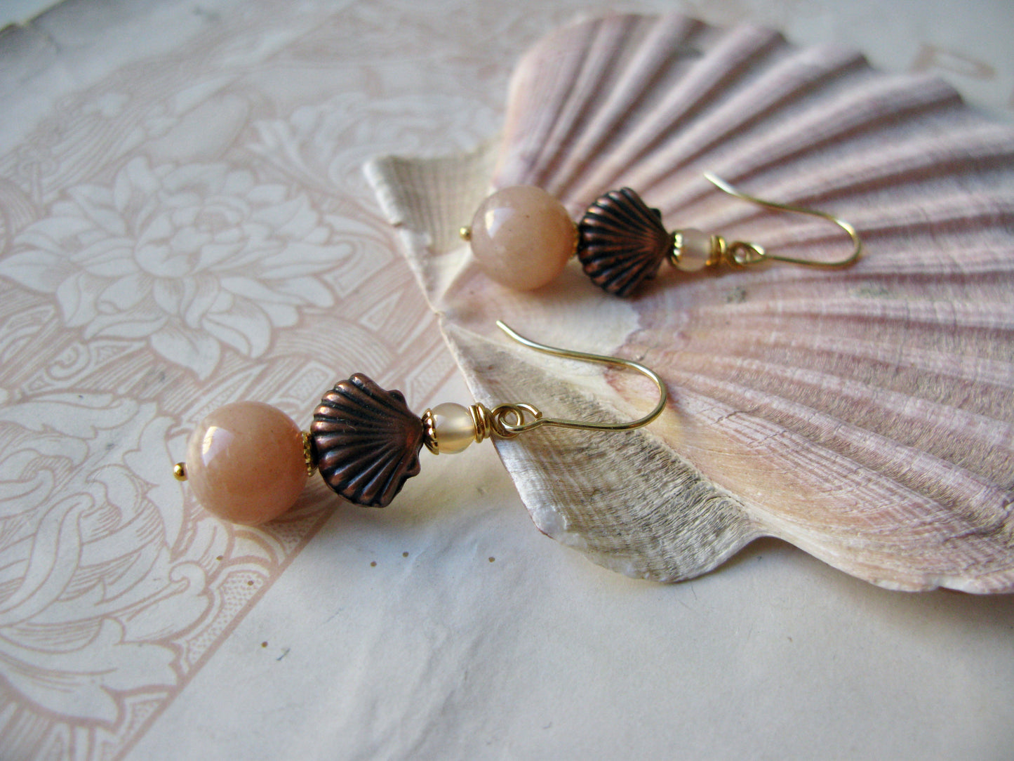 Aphrodite Seashell earrings