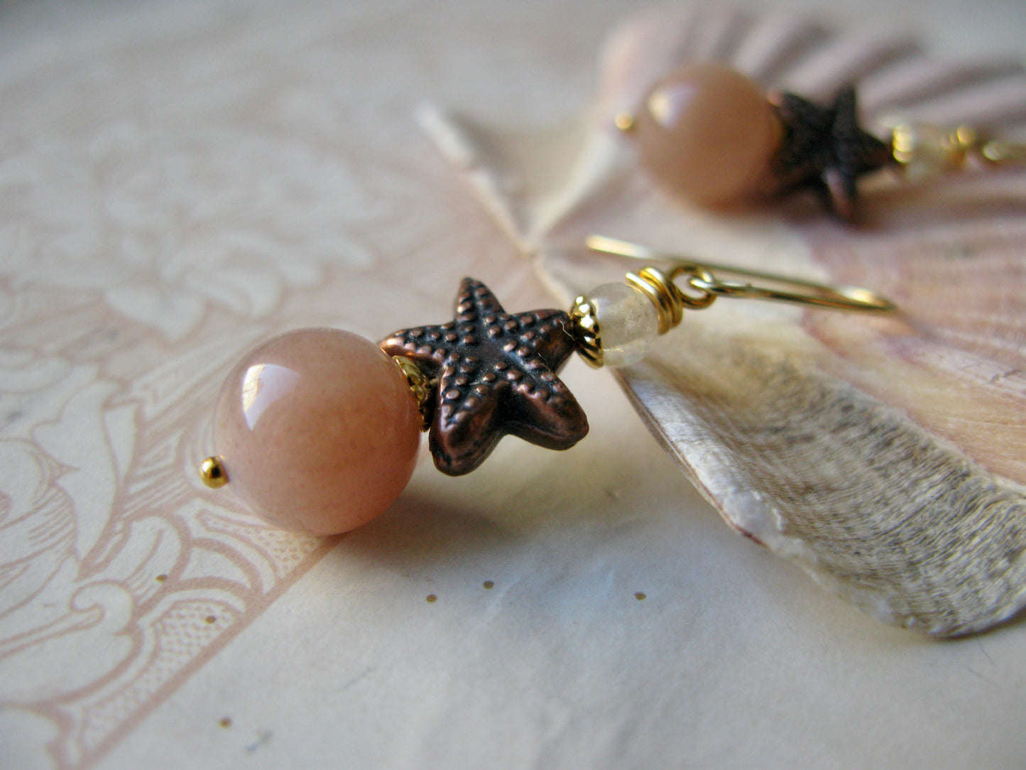 Aphrodite Starfish earrings