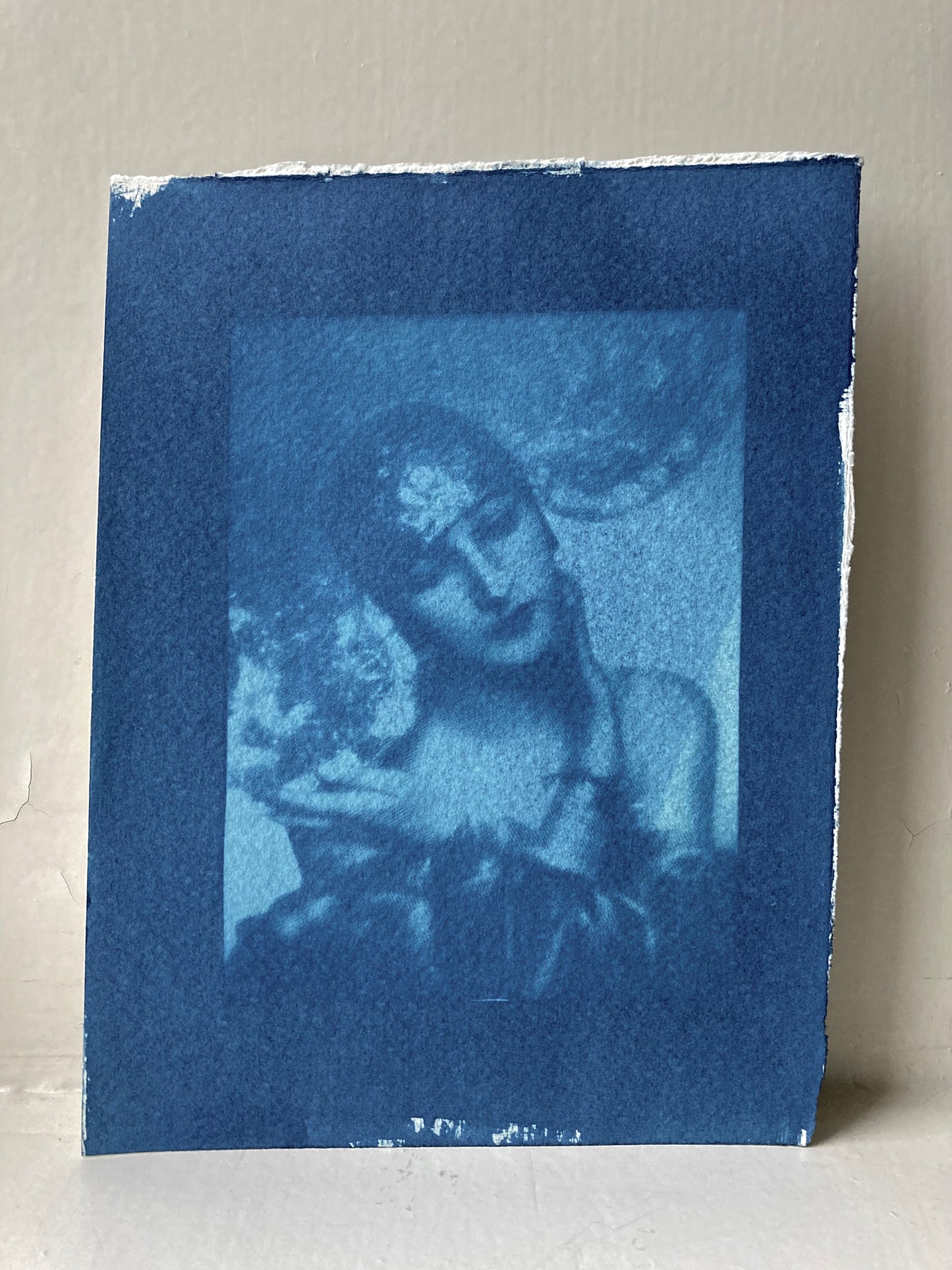 Cyanotype "Leila" version 2