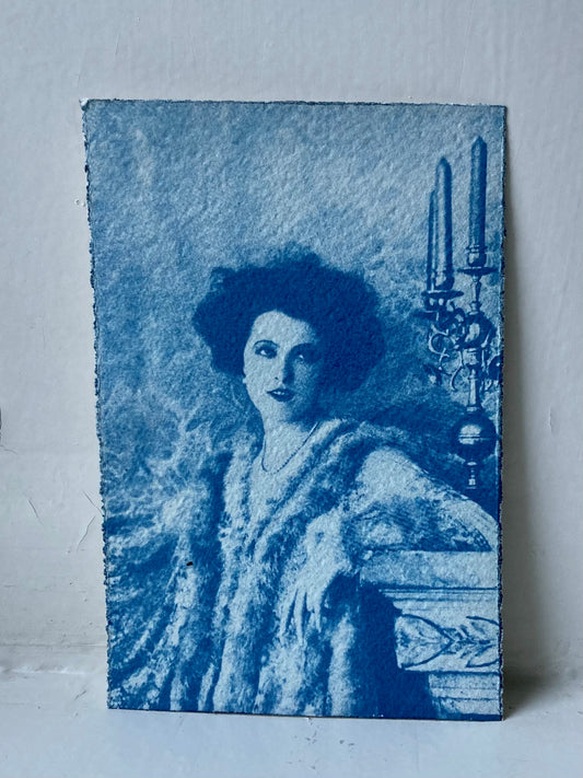 Cyanotype "Marcella" version 2