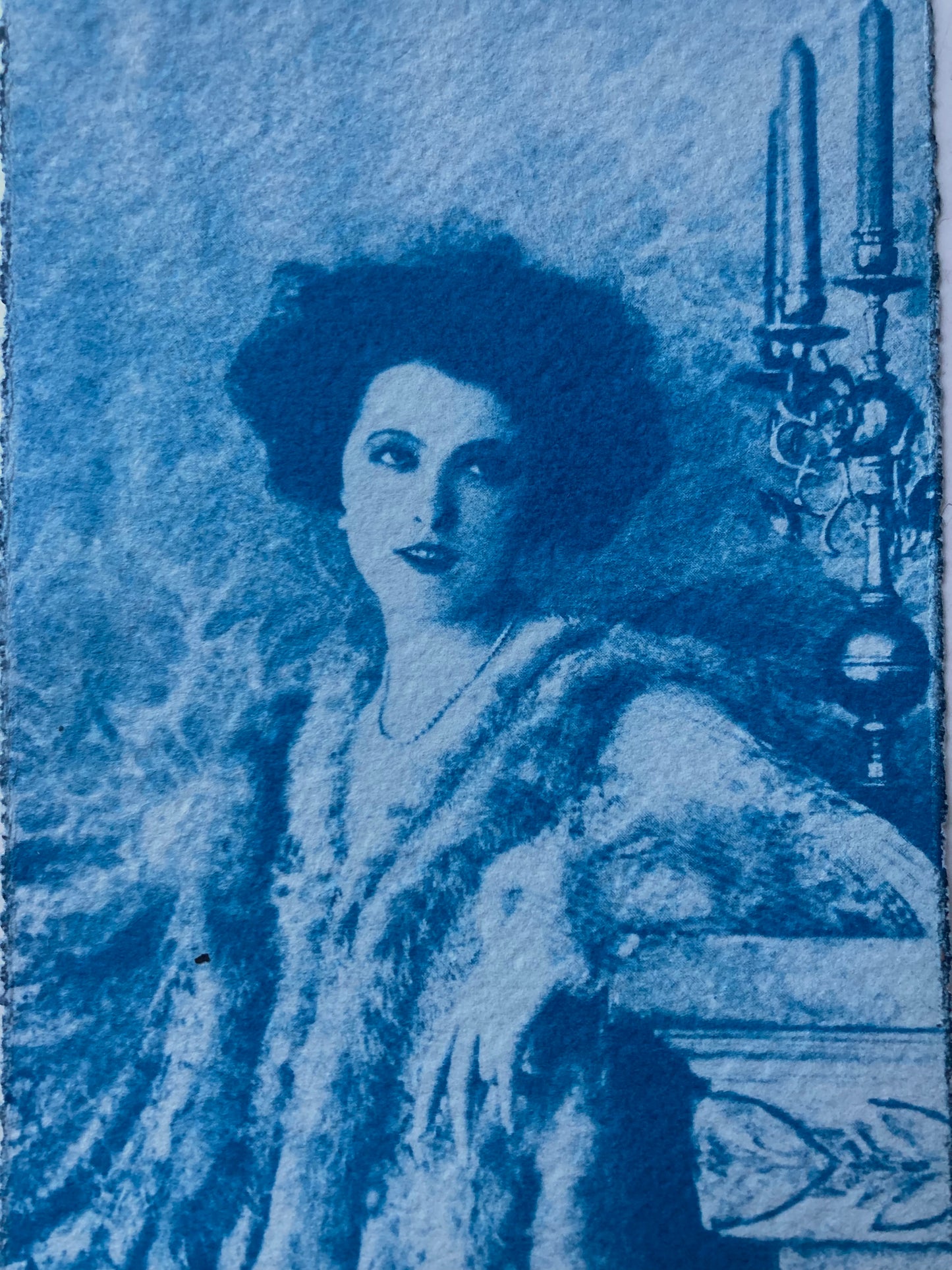 Cyanotype "Marcella" version 2