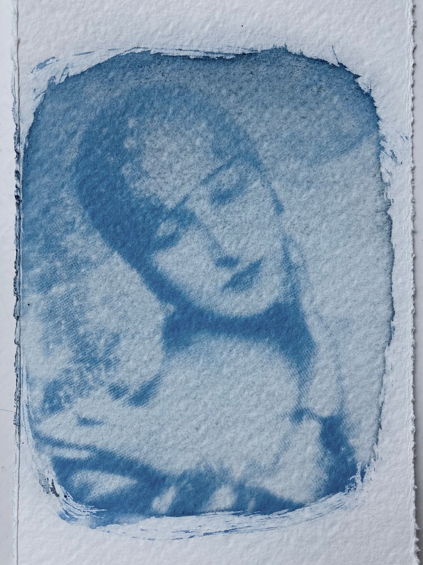 Cyanotype "Leila" version 4