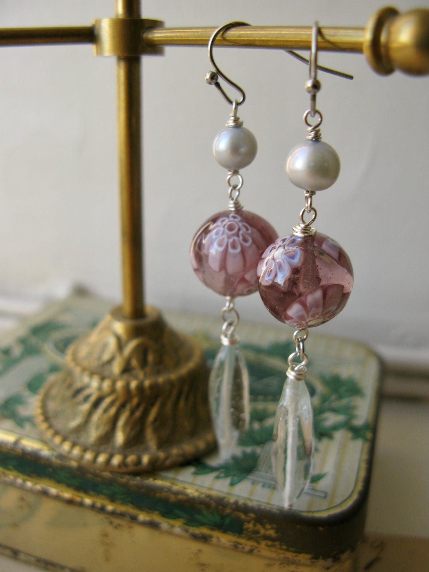Summer's Day long earrings